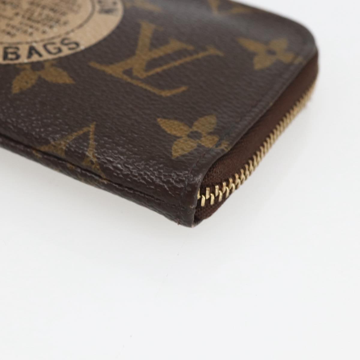 LOUIS VUITTON Monogram T & B Pochette Cle Compris M58025 LV Auth 163105