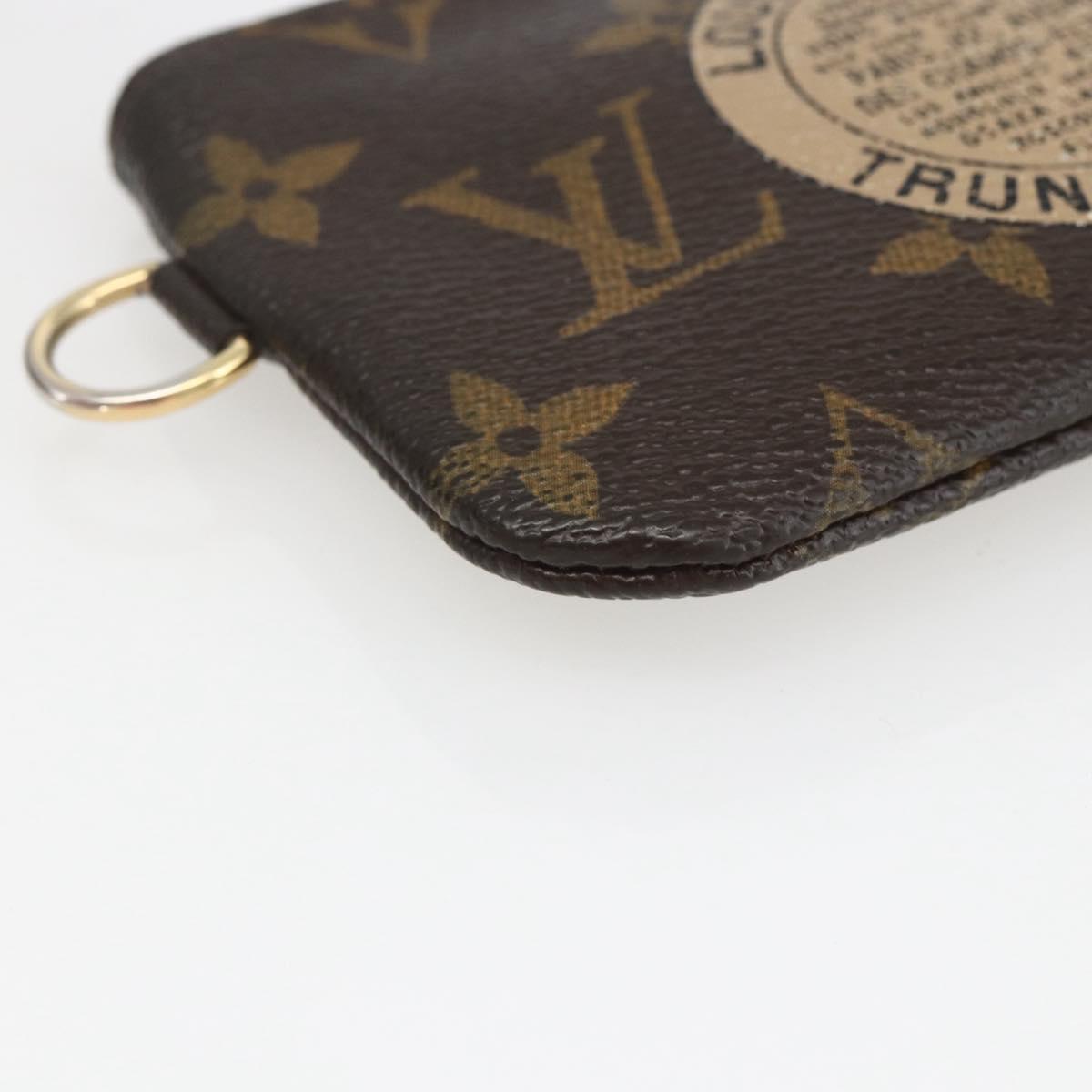 LOUIS VUITTON Monogram T & B Pochette Cle Compris M58025 LV Auth 163105