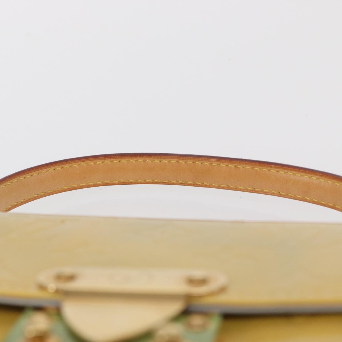 LOUIS VUITTON Monogram Vernis Spring Street Hand Bag Gris M91029 LV Auth 163132