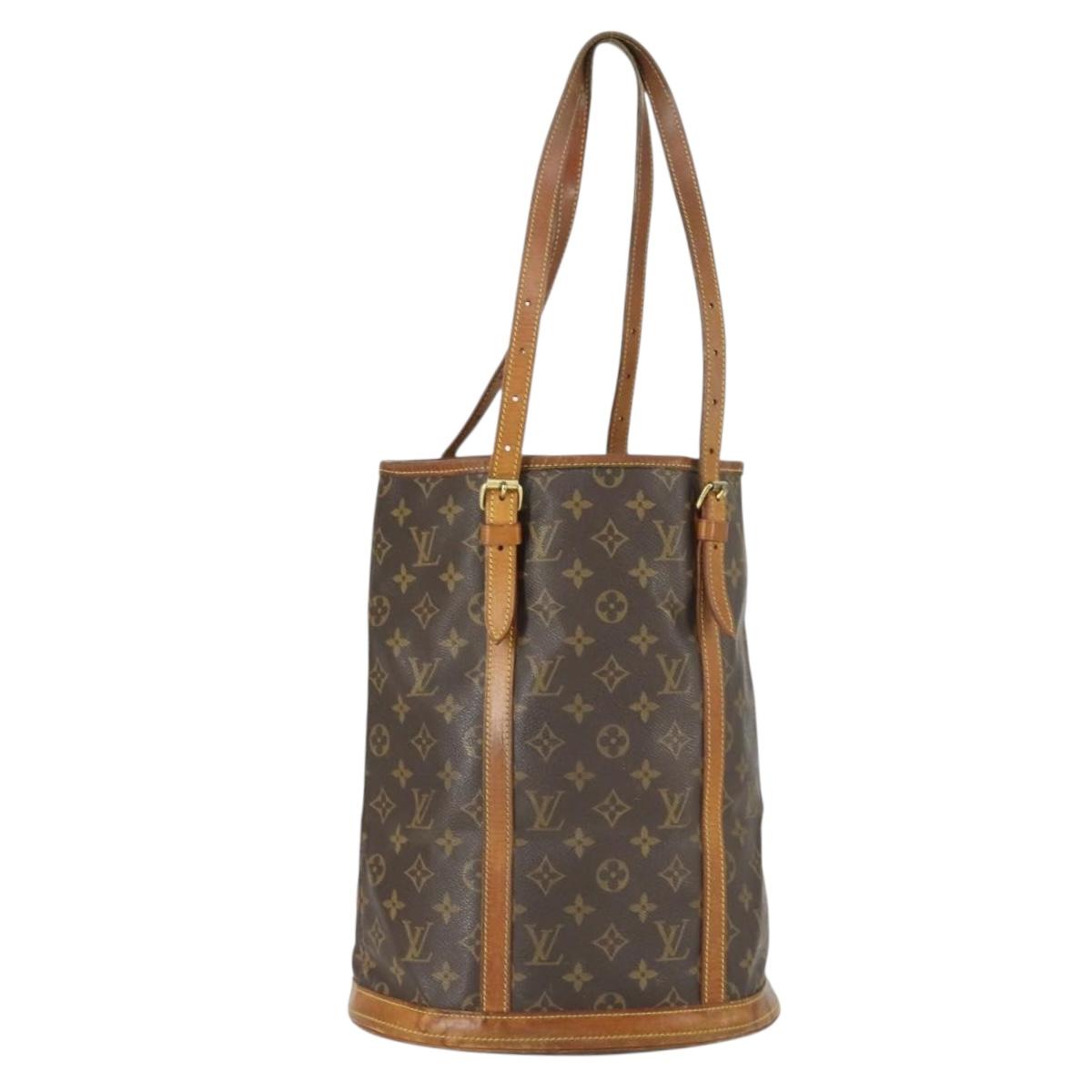 LOUIS VUITTON Monogram Bucket GM Shoulder Bag M42236 LV Auth 163140