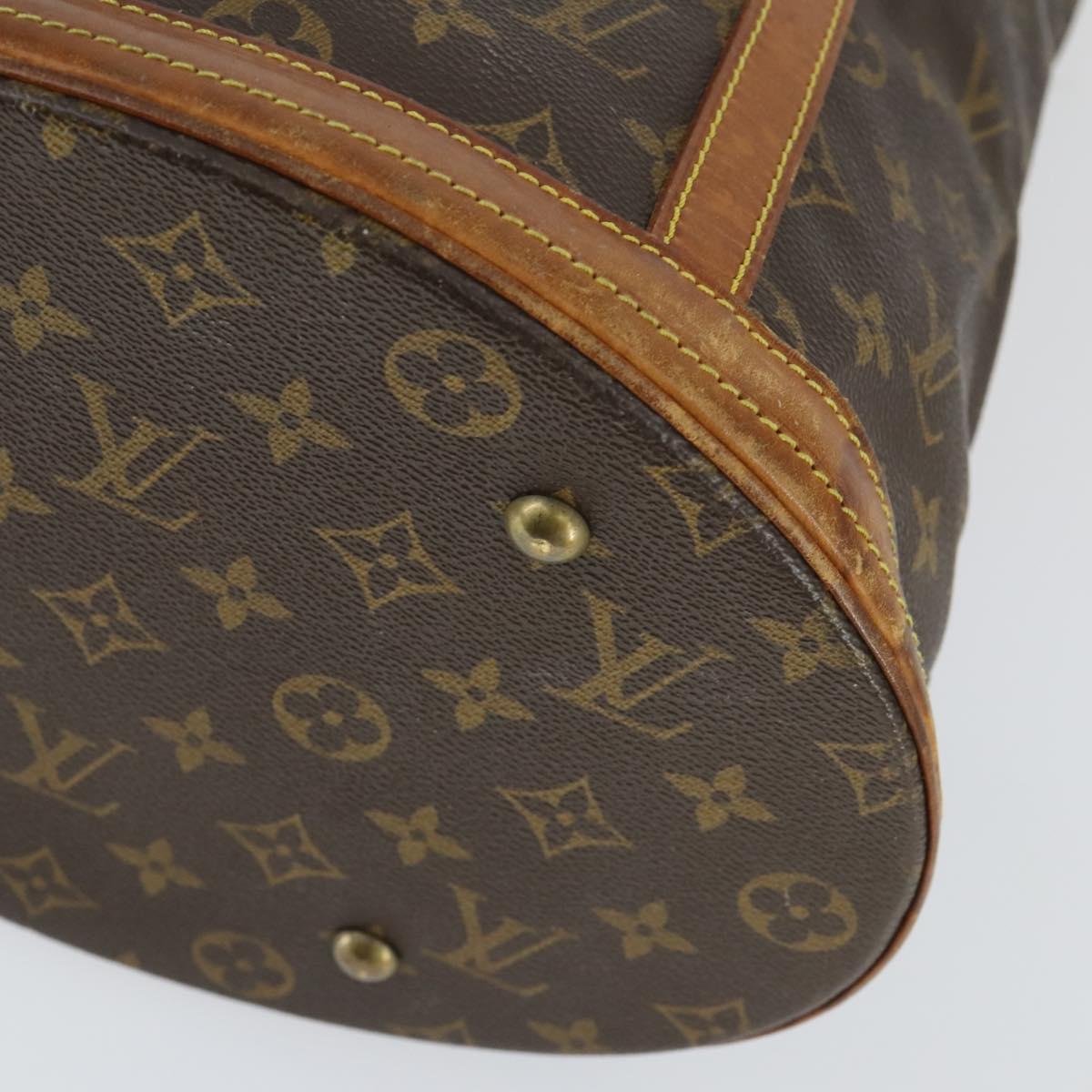LOUIS VUITTON Monogram Bucket GM Shoulder Bag M42236 LV Auth 163140