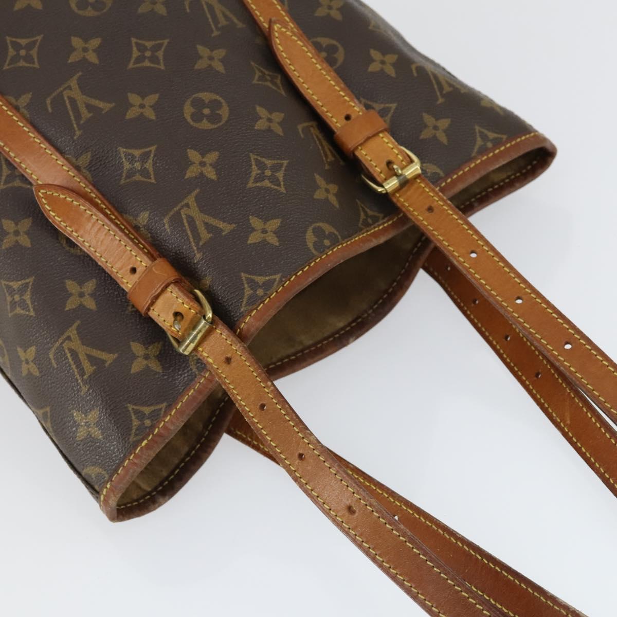 LOUIS VUITTON Monogram Bucket GM Shoulder Bag M42236 LV Auth 163140