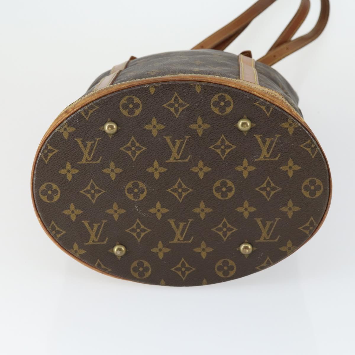 LOUIS VUITTON Monogram Bucket GM Shoulder Bag M42236 LV Auth 163140