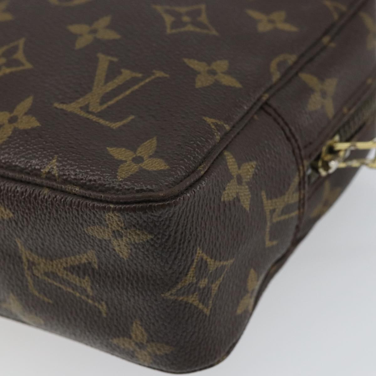 LOUIS VUITTON Monogram Trousse Toilette 23 Clutch Bag M47524 LV Auth 163148