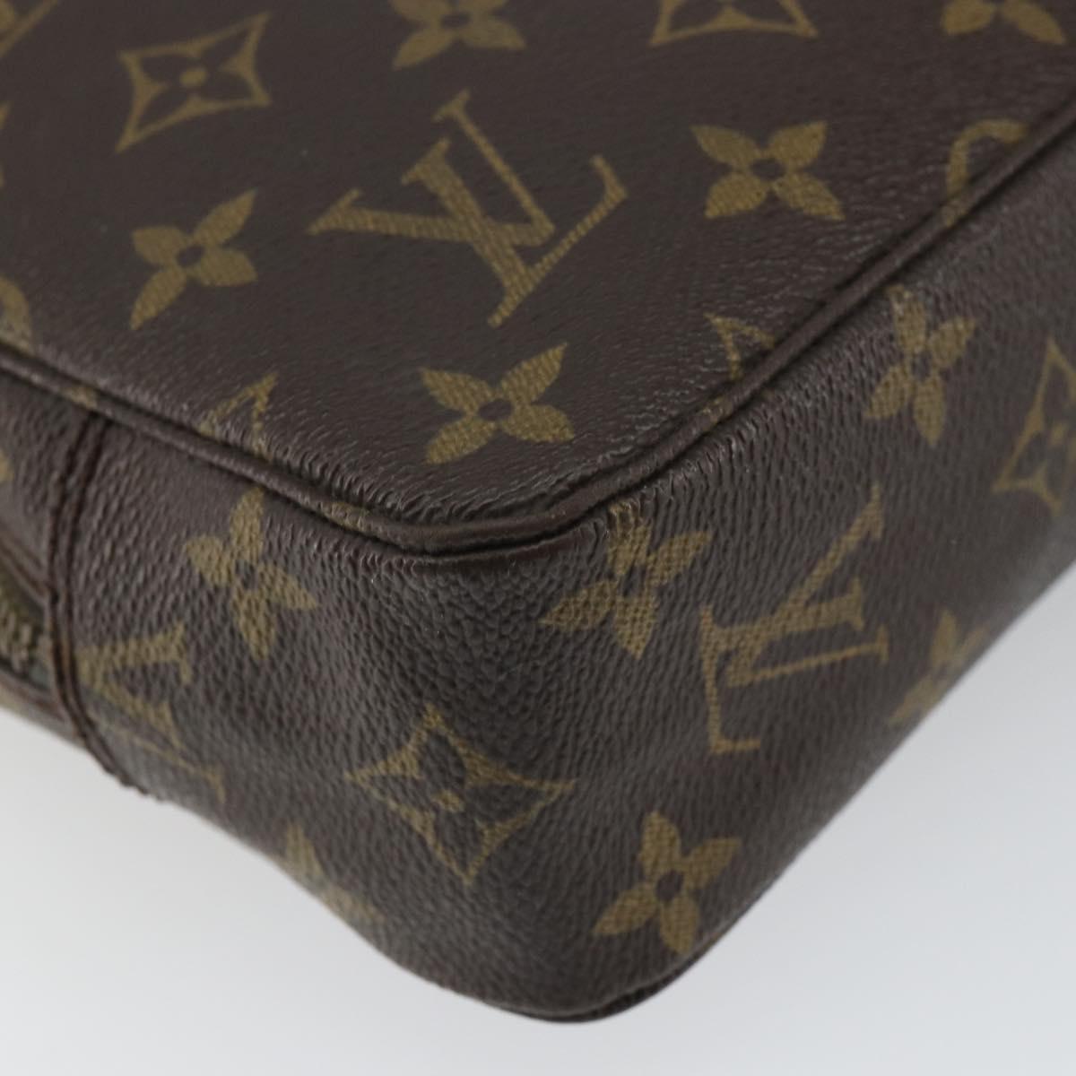 LOUIS VUITTON Monogram Trousse Toilette 23 Clutch Bag M47524 LV Auth 163148