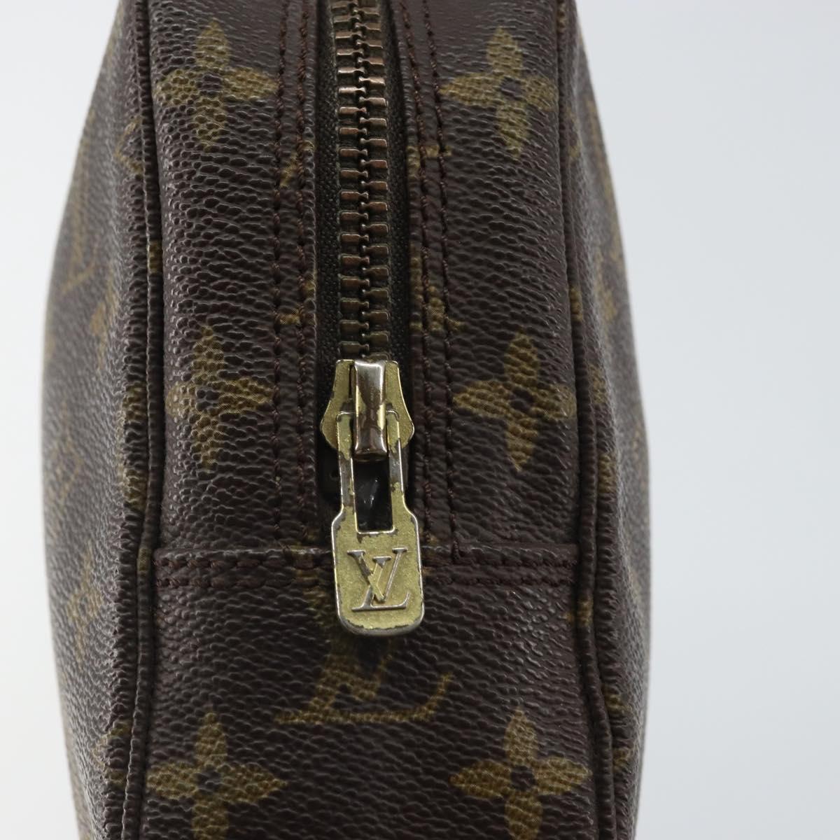 LOUIS VUITTON Monogram Trousse Toilette 23 Clutch Bag M47524 LV Auth 163148