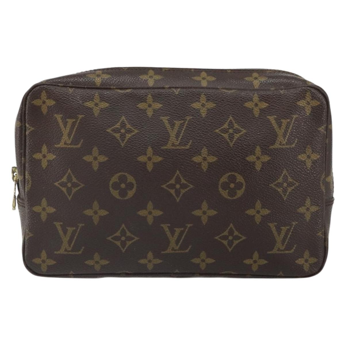 LOUIS VUITTON Monogram Trousse Toilette 23 Clutch Bag M47524 LV Auth 163148