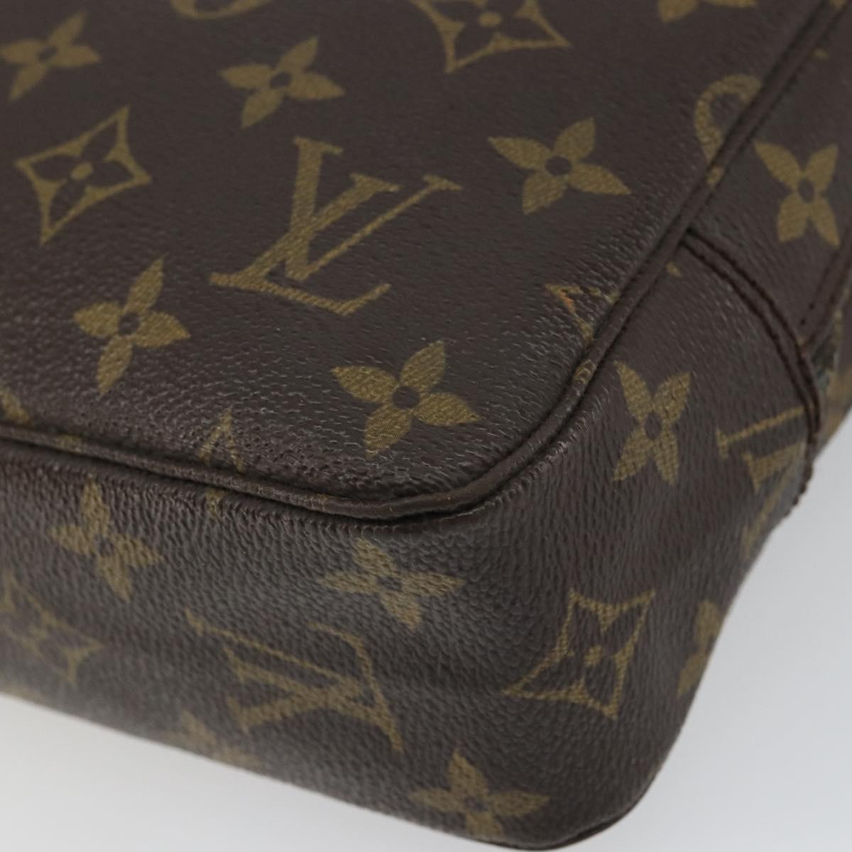 LOUIS VUITTON Monogram Trousse Toilette 23 Clutch Bag M47524 LV Auth 163148