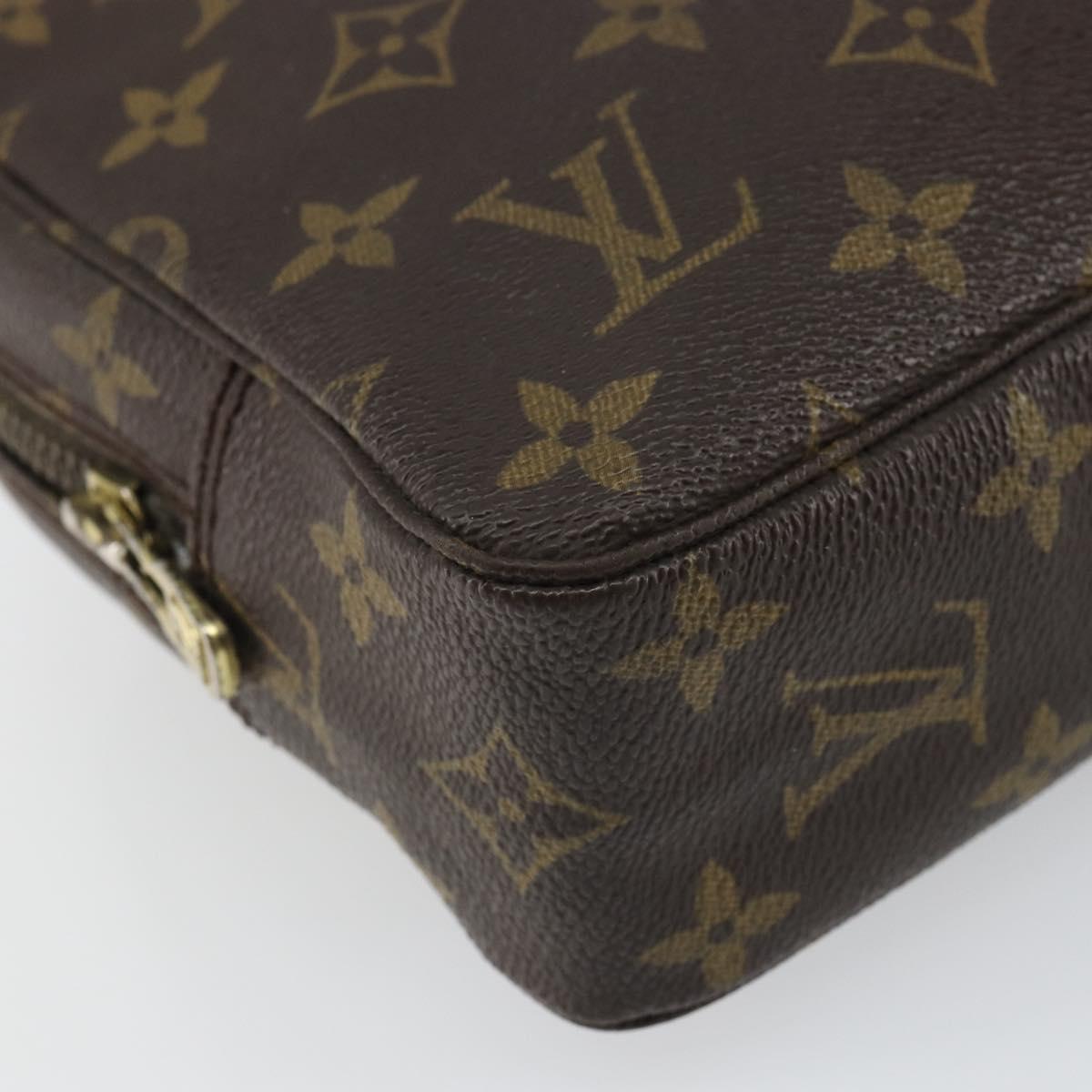 LOUIS VUITTON Monogram Trousse Toilette 23 Clutch Bag M47524 LV Auth 163148