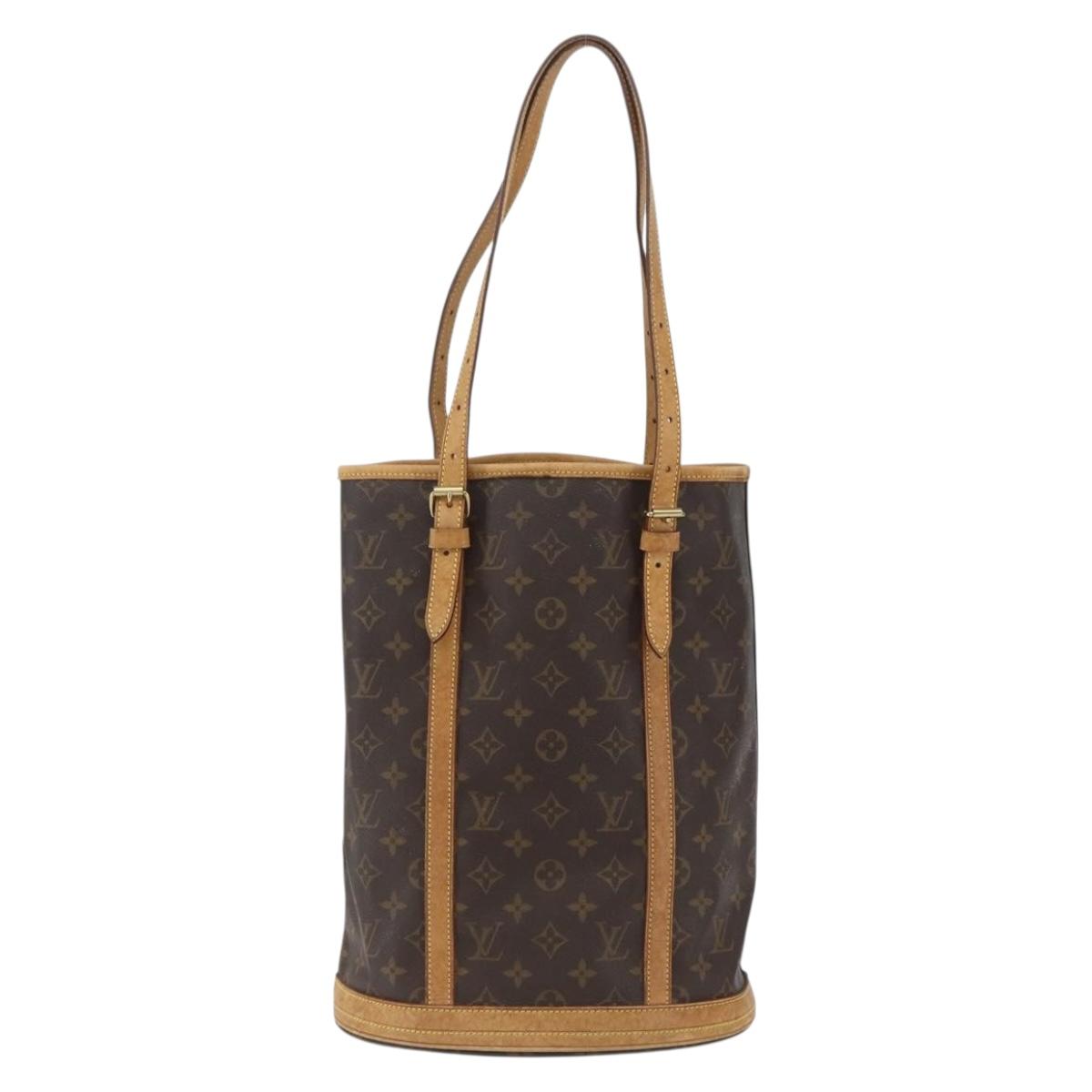 LOUIS VUITTON Monogram Bucket GM Shoulder Bag M42236 LV Auth 163165