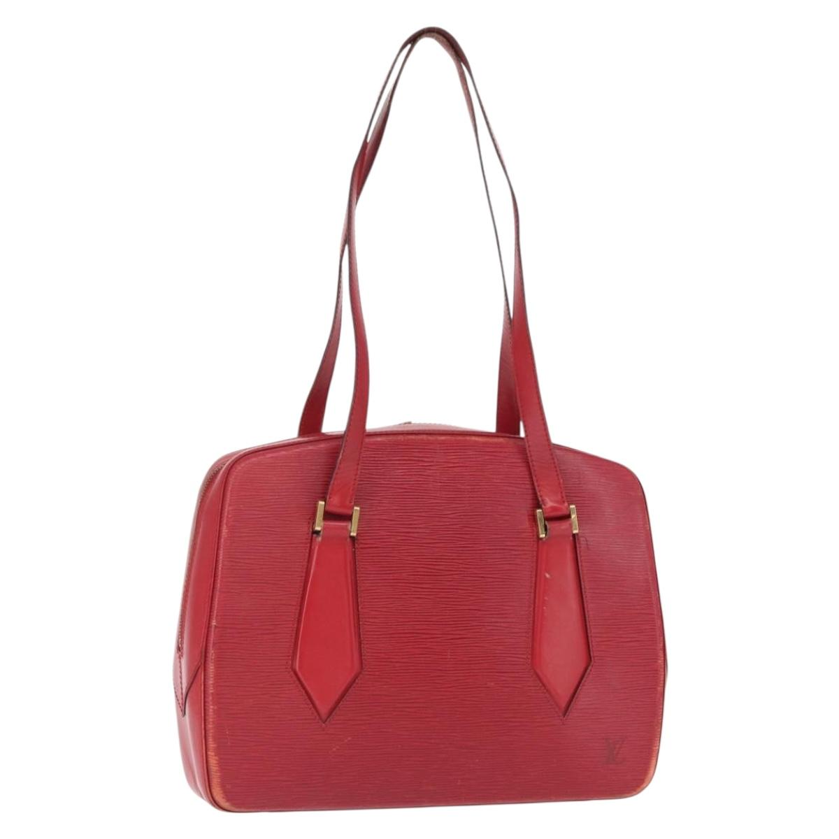 LOUIS VUITTON Epi Vortail Shoulder Bag Red M52437 LV Auth 163167