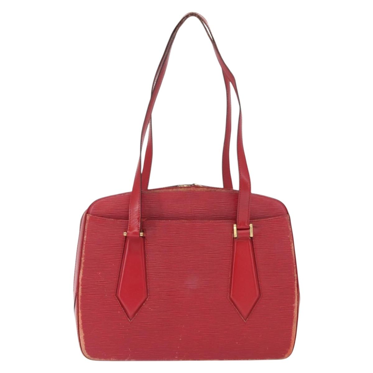 LOUIS VUITTON Epi Vortail Shoulder Bag Red M52437 LV Auth 163167