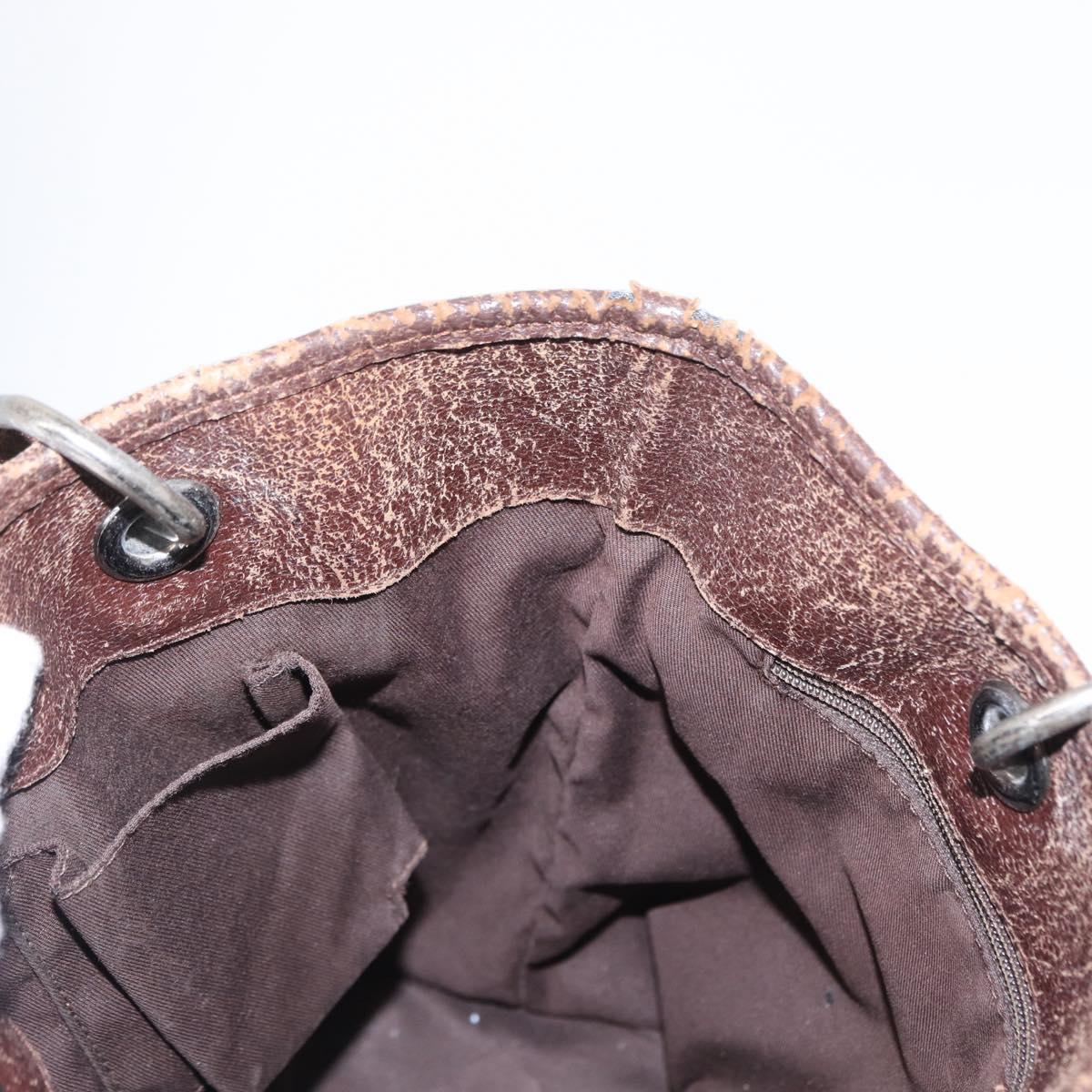 GUCCI GG Canvas Tote Bag Beige Silver 120840 Auth 163173