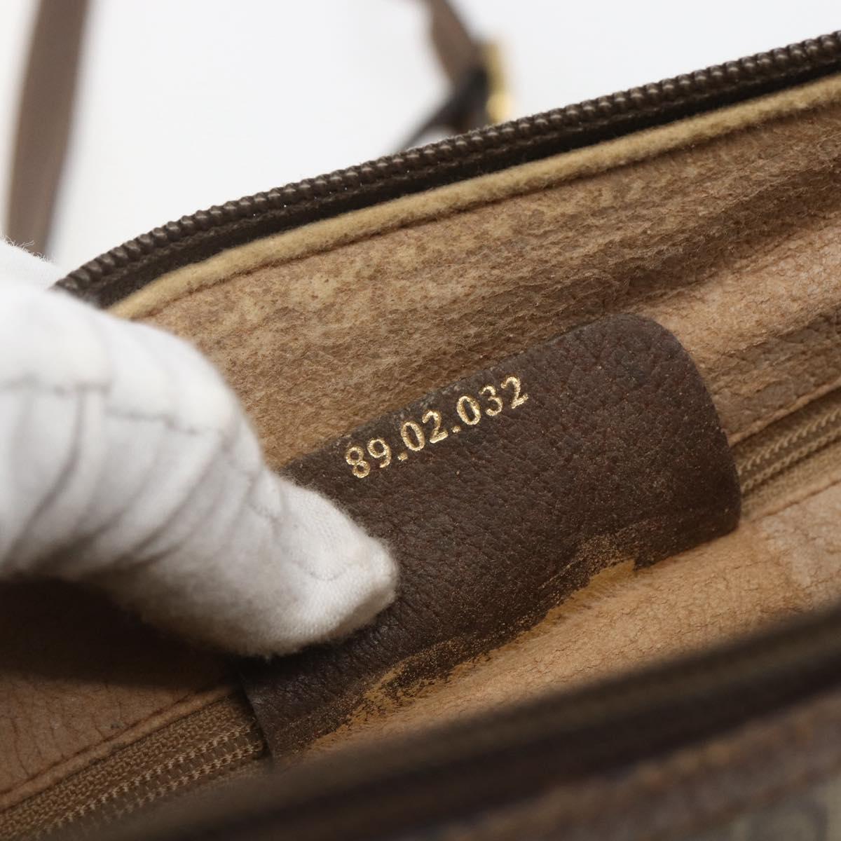 GUCCI GG Supreme Web Sherry Line Shoulder Bag PVC Beige 89 02 032 Auth 163179