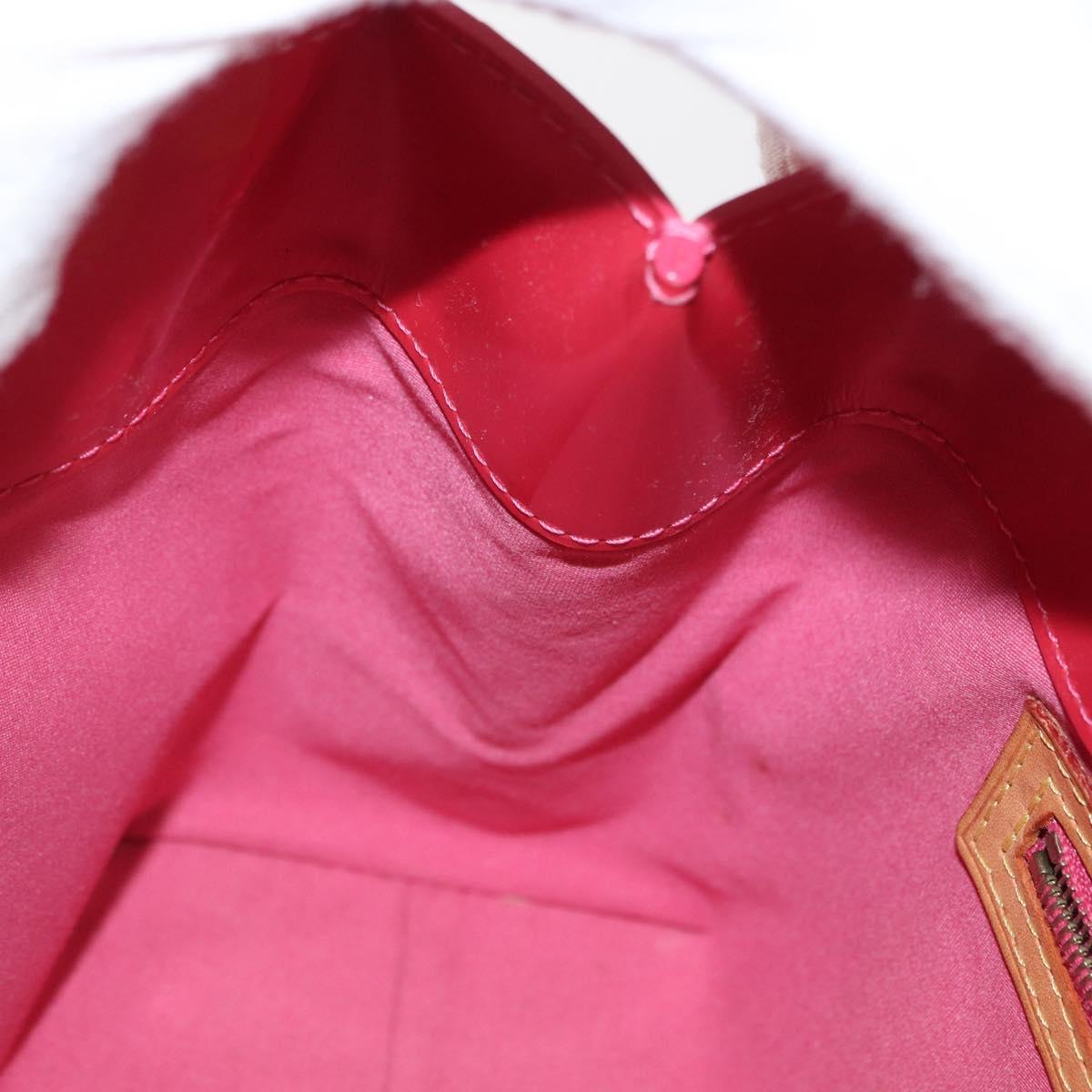 LOUIS VUITTON Monogram Vernis Reade PM Hand Bag Fran Boise M9132F LV Auth 163180