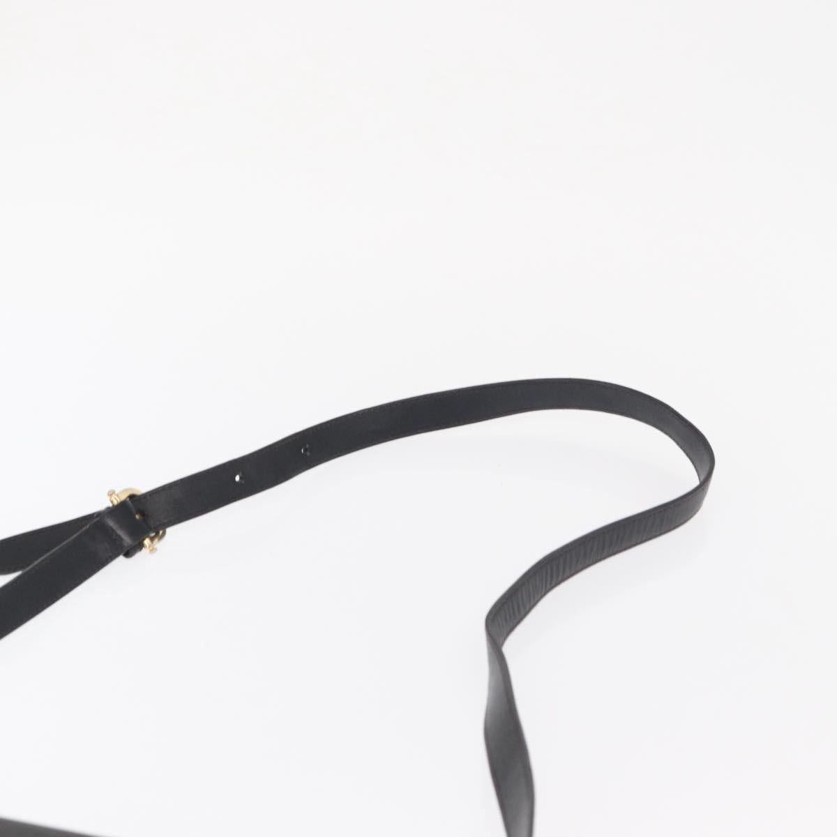 GUCCI Micro GG Supreme Shoulder Bag PVC Black Gold 001 406 1780 Auth 163182