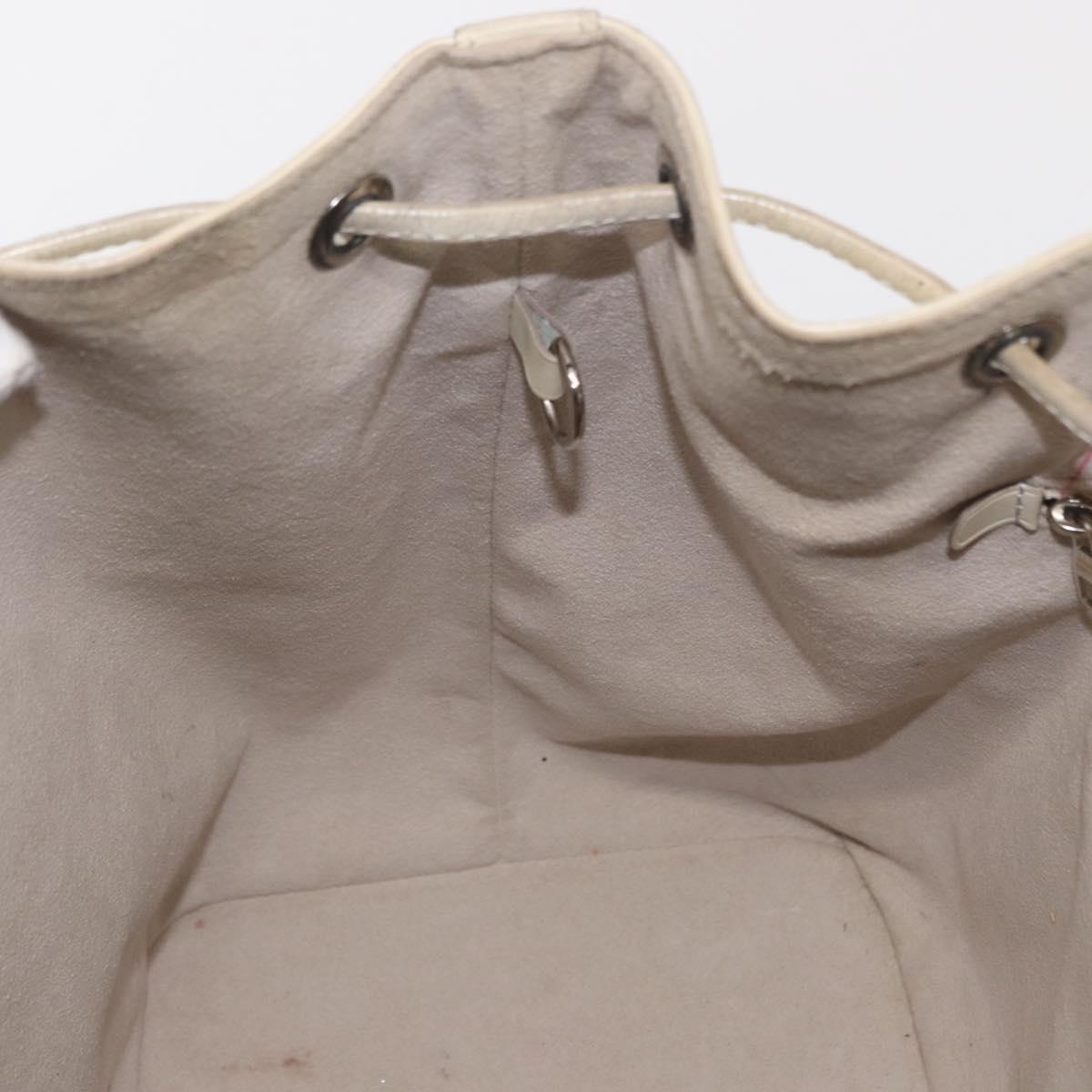LOUIS VUITTON Epi Petit Noe Shoulder Bag White Yvoire M4084J LV Auth 163189