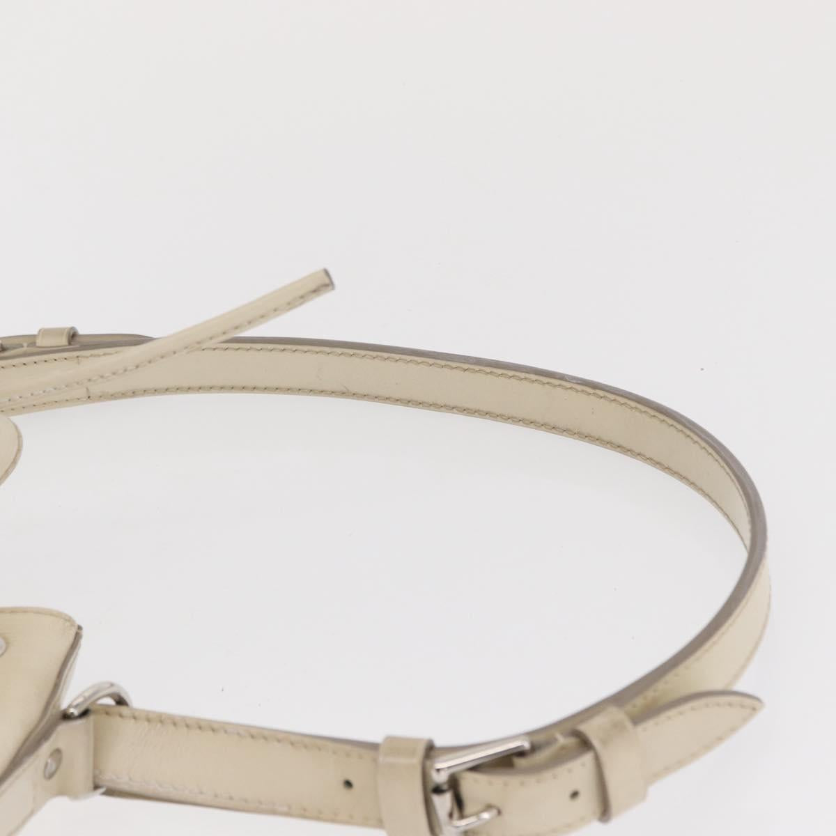 LOUIS VUITTON Epi Petit Noe Shoulder Bag White Yvoire M4084J LV Auth 163189