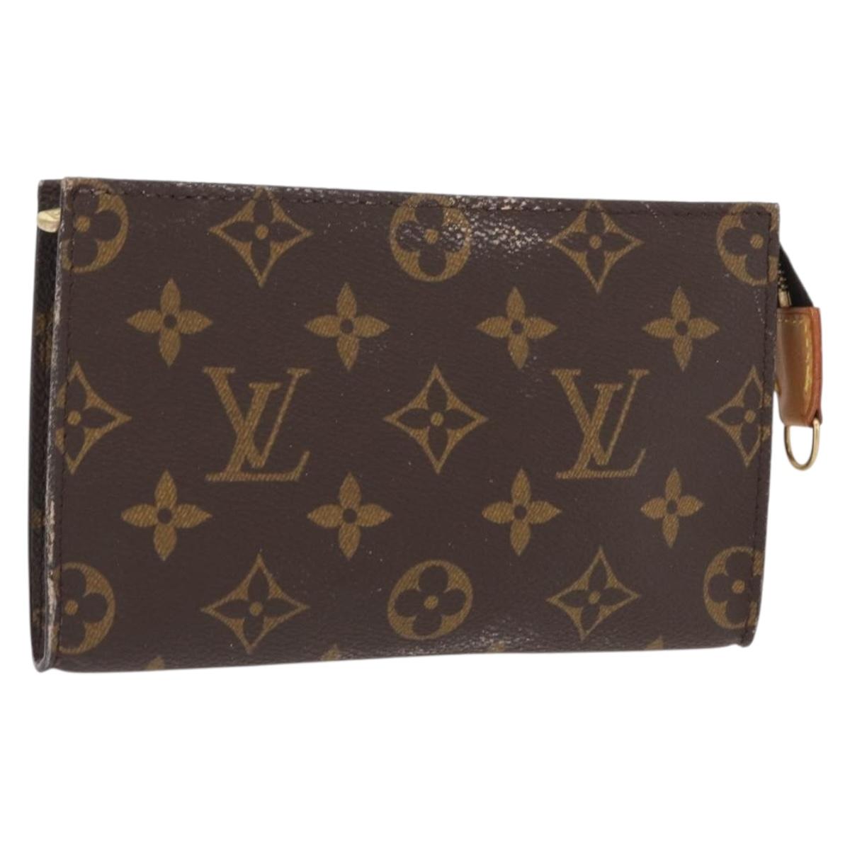 LOUIS VUITTON Monogram Bucket PM Accessory Pouch LV Auth 163199