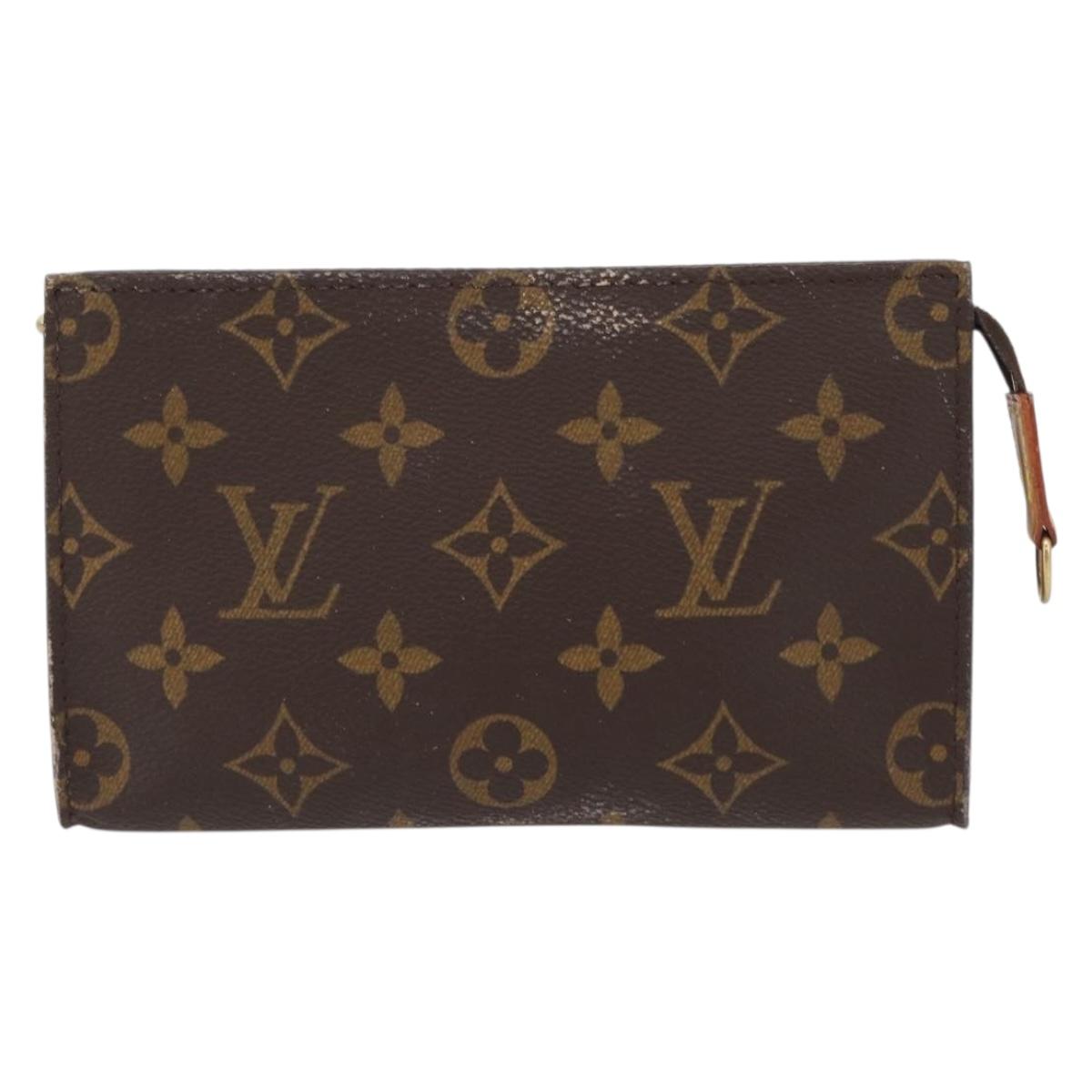 LOUIS VUITTON Monogram Bucket PM Accessory Pouch LV Auth 163199