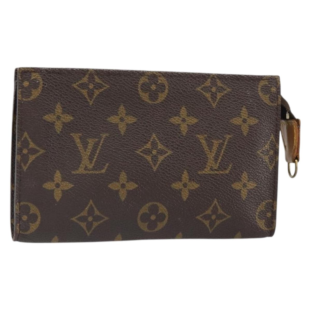 LOUIS VUITTON Monogram Bucket PM Accessory Pouch LV Auth 163208