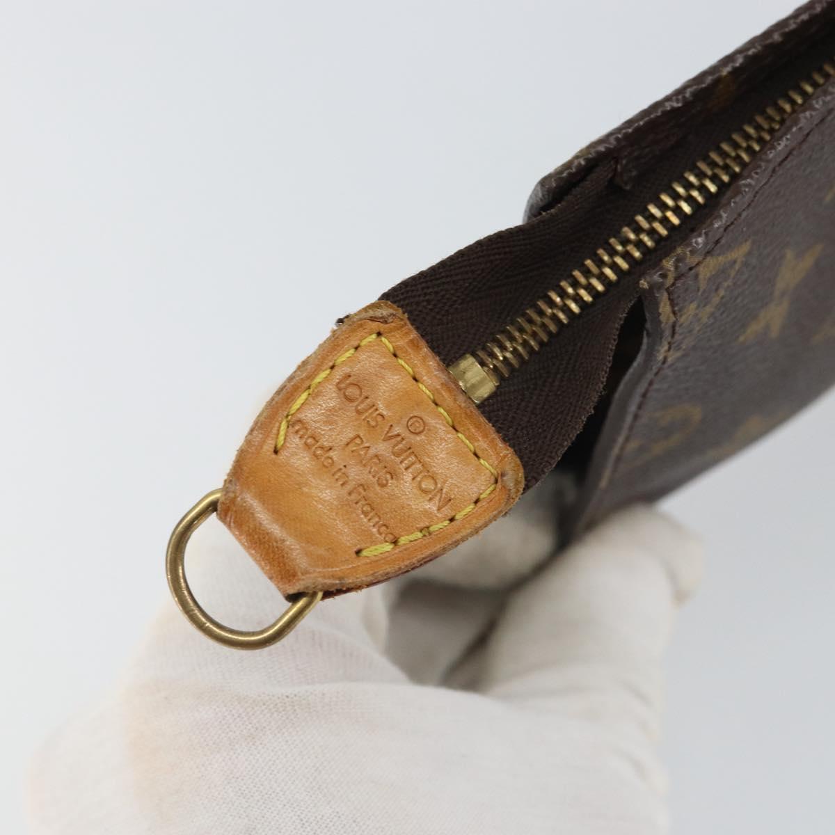 LOUIS VUITTON Monogram Bucket PM Accessory Pouch LV Auth 163208