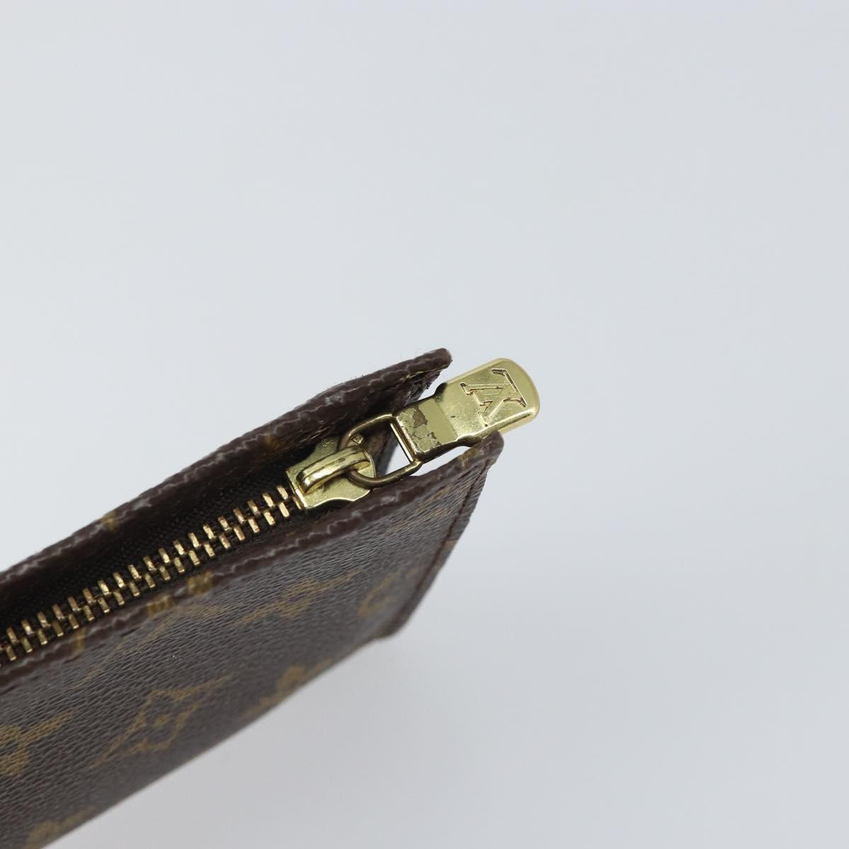 LOUIS VUITTON Monogram Bucket PM Accessory Pouch LV Auth 163208