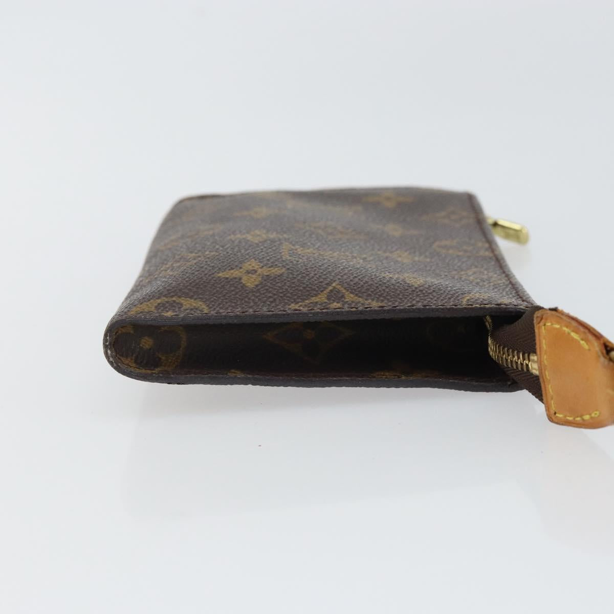 LOUIS VUITTON Monogram Bucket PM Accessory Pouch LV Auth 163208