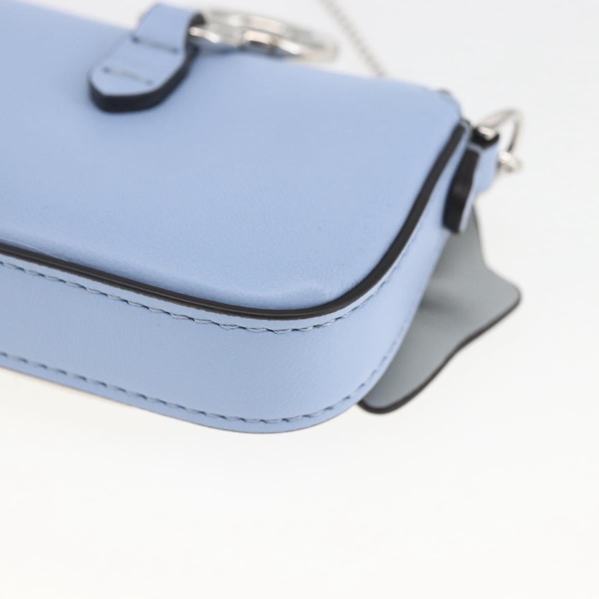 FENDI POKÉMON Dratini Nano Bucket Chain Shoulder Pouch Light Blue Auth 163214SM