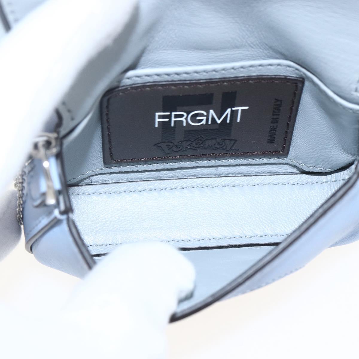 FENDI POKÉMON Dratini Nano Bucket Chain Shoulder Pouch Light Blue Auth 163214SM