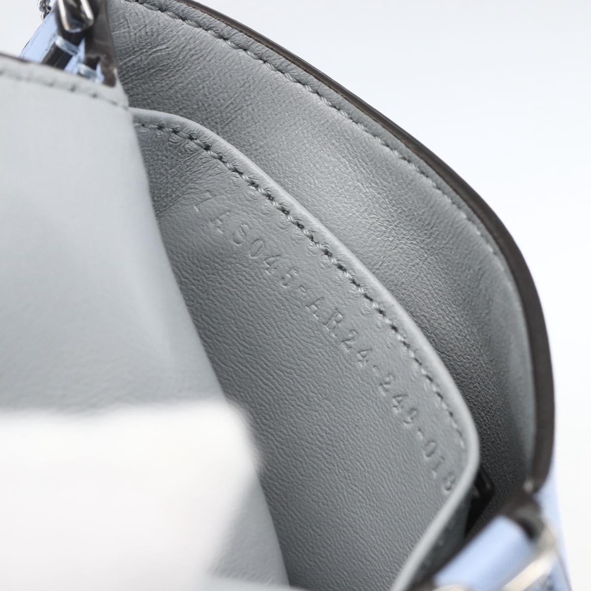 FENDI POKÉMON Dratini Nano Bucket Chain Shoulder Pouch Light Blue Auth 163214SM