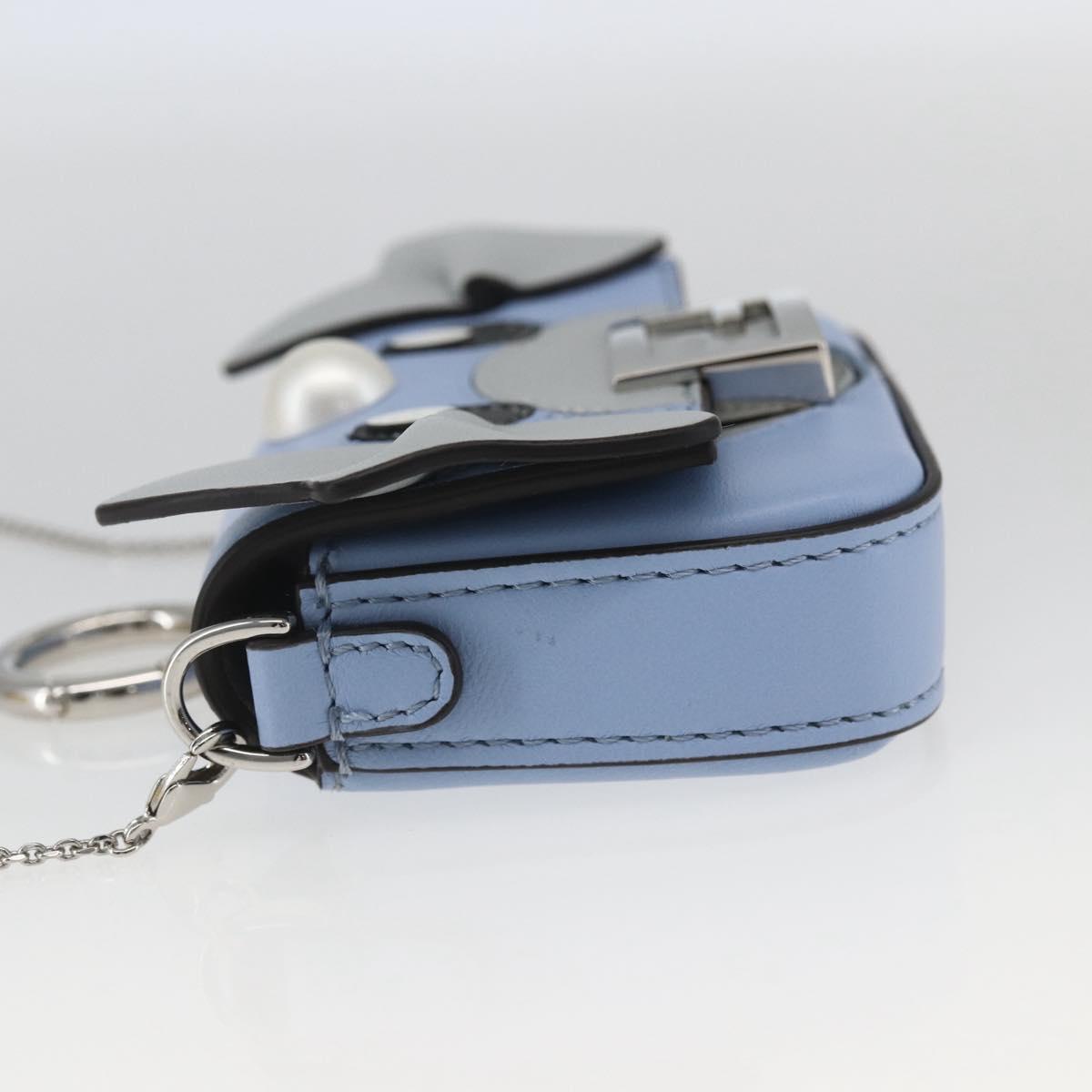 FENDI POKÉMON Dratini Nano Bucket Chain Shoulder Pouch Light Blue Auth 163214SM