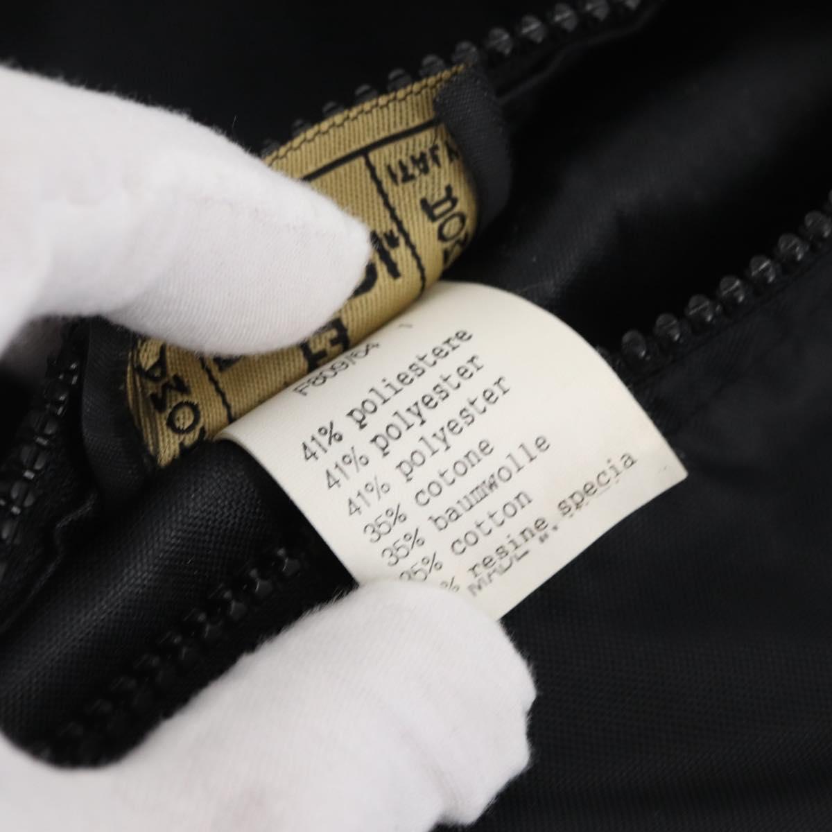 FENDI Zucca Canvas Reversible Coat Brown Black Auth 163216SAM