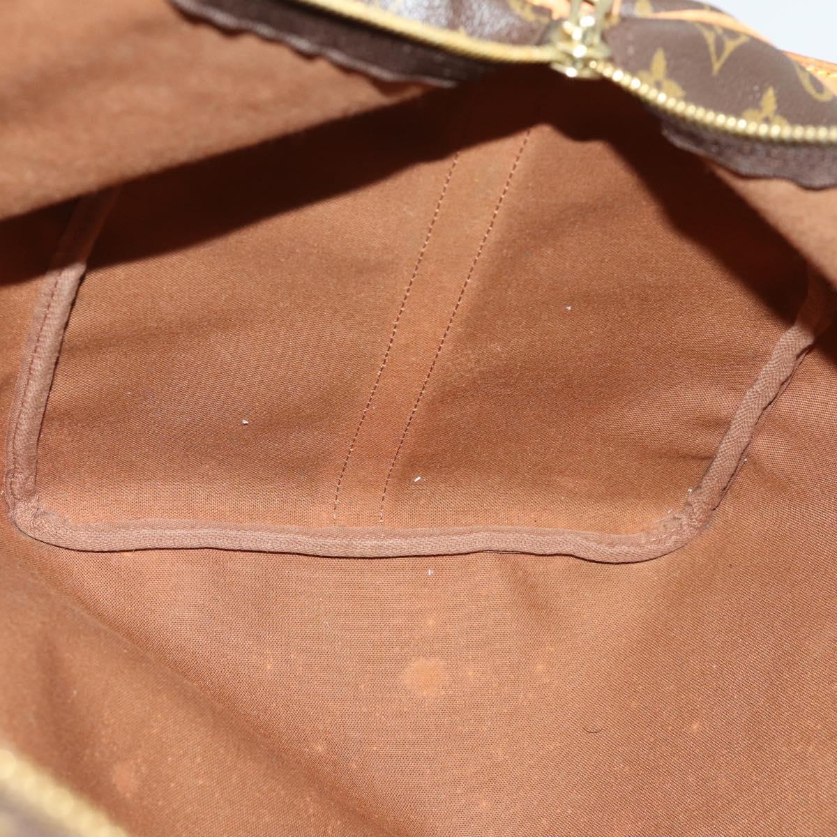 LOUIS VUITTON Monogram Keepall Bandouliere 55 Boston Bag M41414 LV Auth 163242
