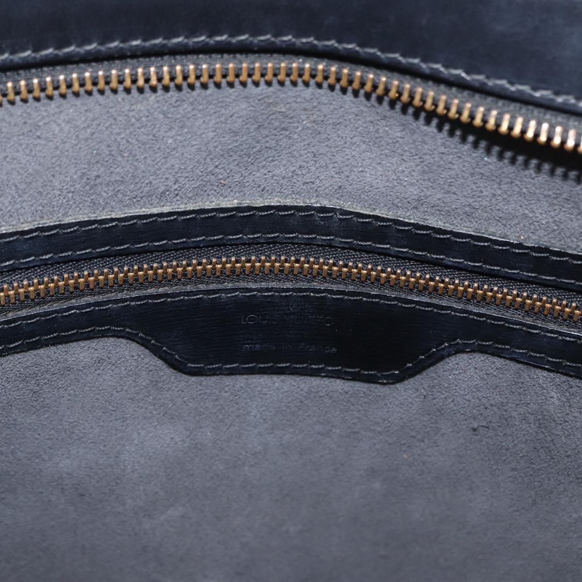 LOUIS VUITTON Epi Saint Jacques Shoulder Bag Black M52262 LV Auth 163244