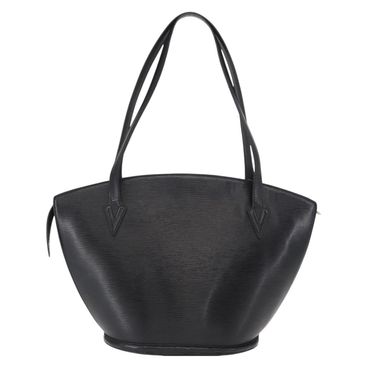 LOUIS VUITTON Epi Saint Jacques Shoulder Bag Black M52262 LV Auth 163244
