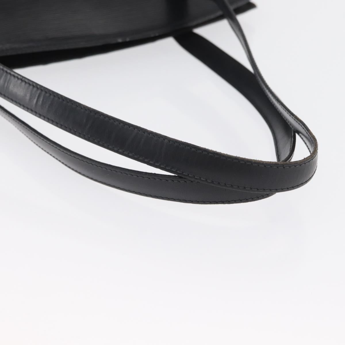 LOUIS VUITTON Epi Saint Jacques Shoulder Bag Black M52262 LV Auth 163244