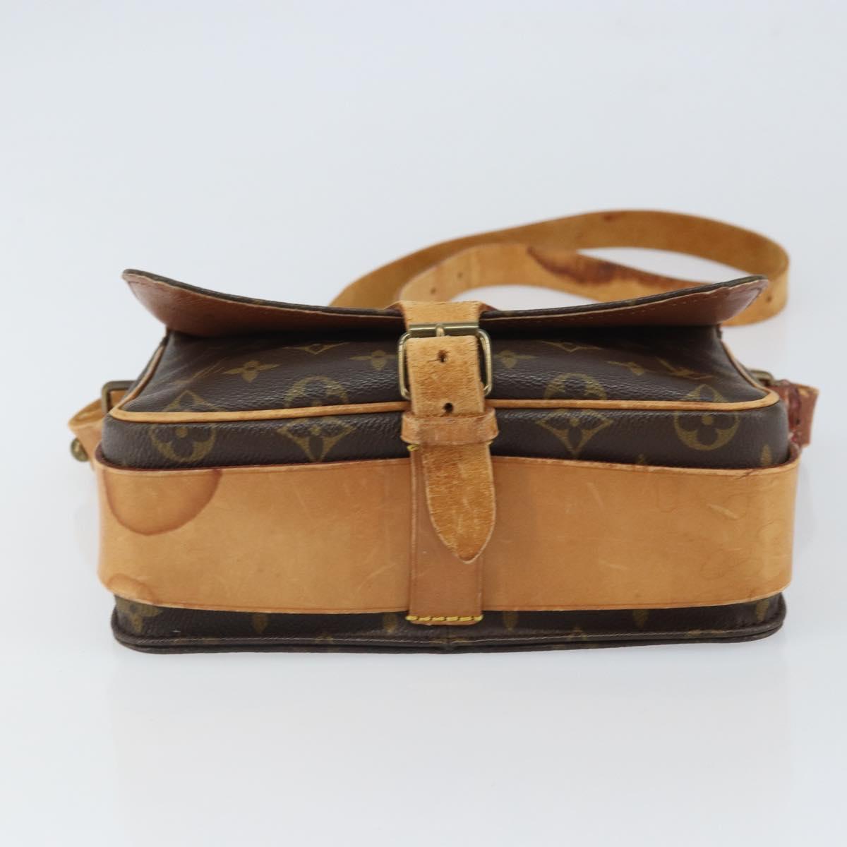 LOUIS VUITTON Monogram Cartouchiere MM Shoulder Bag M51253 LV Auth 163260