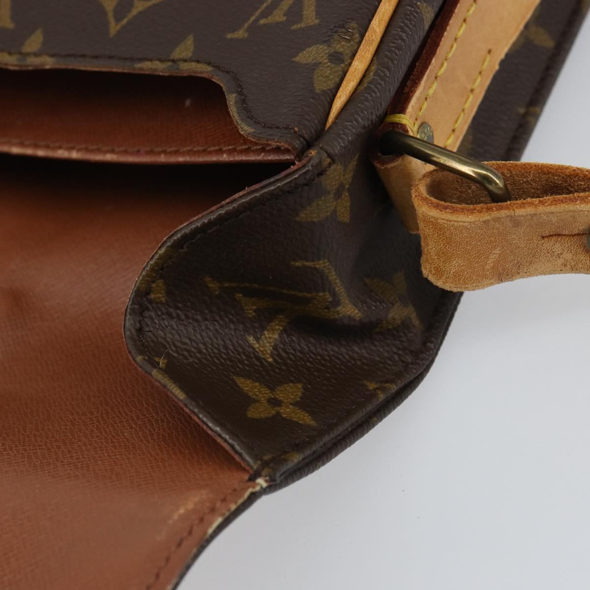 LOUIS VUITTON Monogram Cartouchiere MM Shoulder Bag M51253 LV Auth 163260