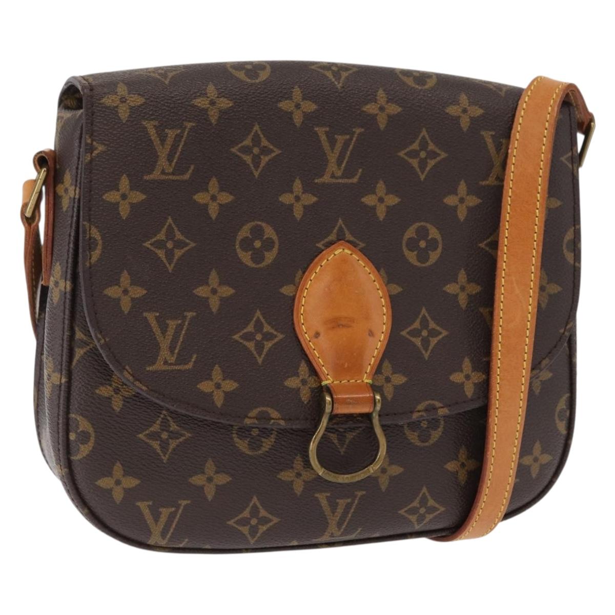 LOUIS VUITTON Monogram Saint Cloud GM Shoulder Bag M51242 LV Auth 163261