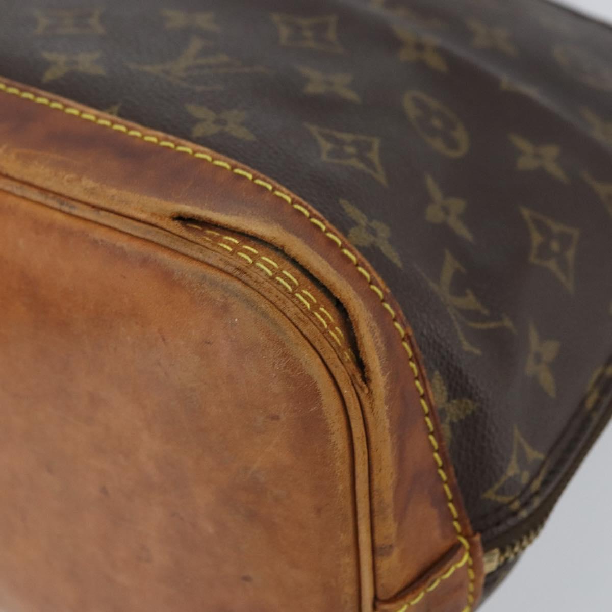 LOUIS VUITTON Monogram Alma Hand Bag M51130 LV Auth 163262