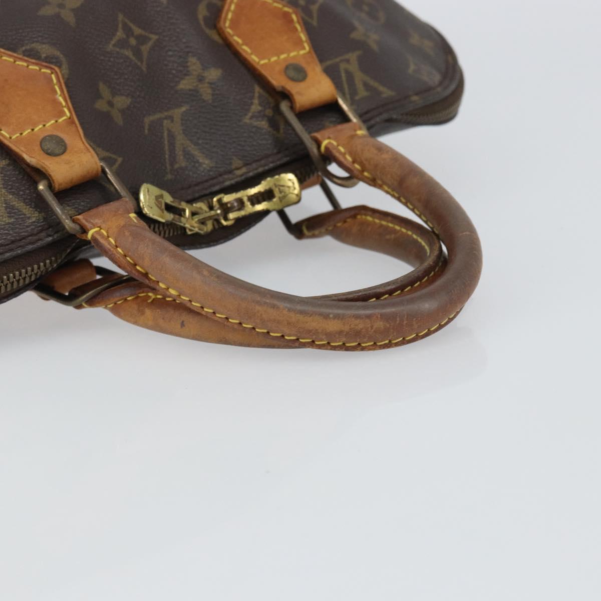 LOUIS VUITTON Monogram Alma Hand Bag M51130 LV Auth 163262