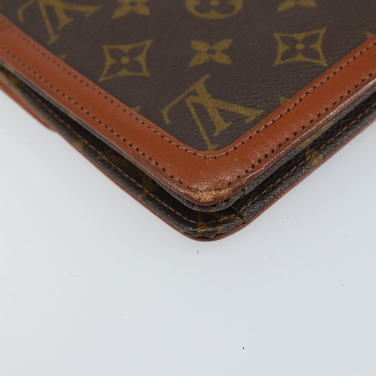 LOUIS VUITTON Monogram Pochette Dam GM Clutch Bag M51810 LV Auth 163287