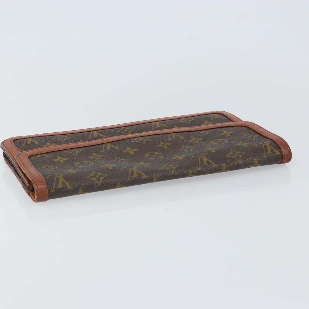 LOUIS VUITTON Monogram Pochette Dam GM Clutch Bag M51810 LV Auth 163287