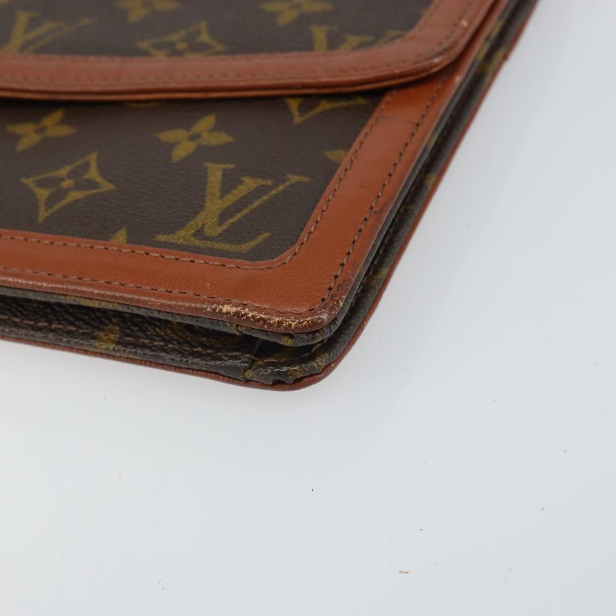 LOUIS VUITTON Monogram Pochette Dam GM Clutch Bag M51810 LV Auth 163287