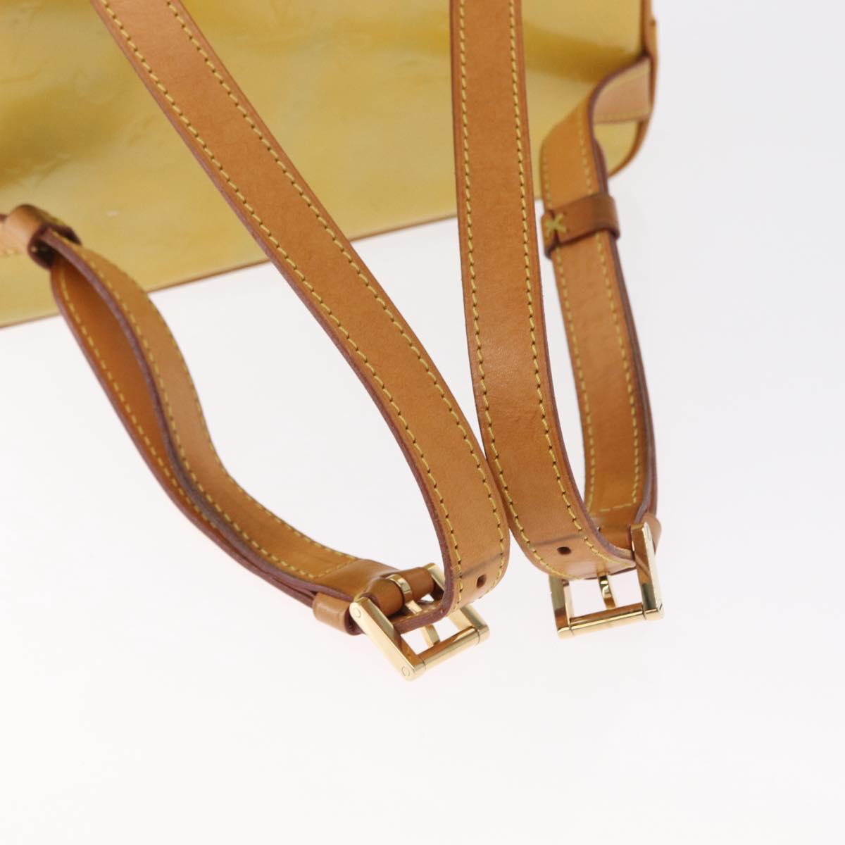 LOUIS VUITTON Monogram Vernis Marley Backpack Gris M91038 LV Auth 163313
