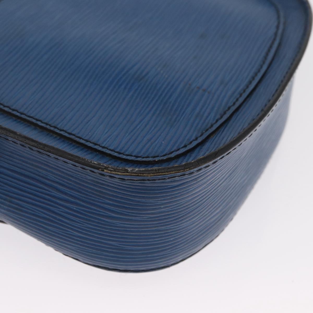 LOUIS VUITTON Epi Saint Cloud PM Shoulder Bag Blue M52195 LV Auth 163319
