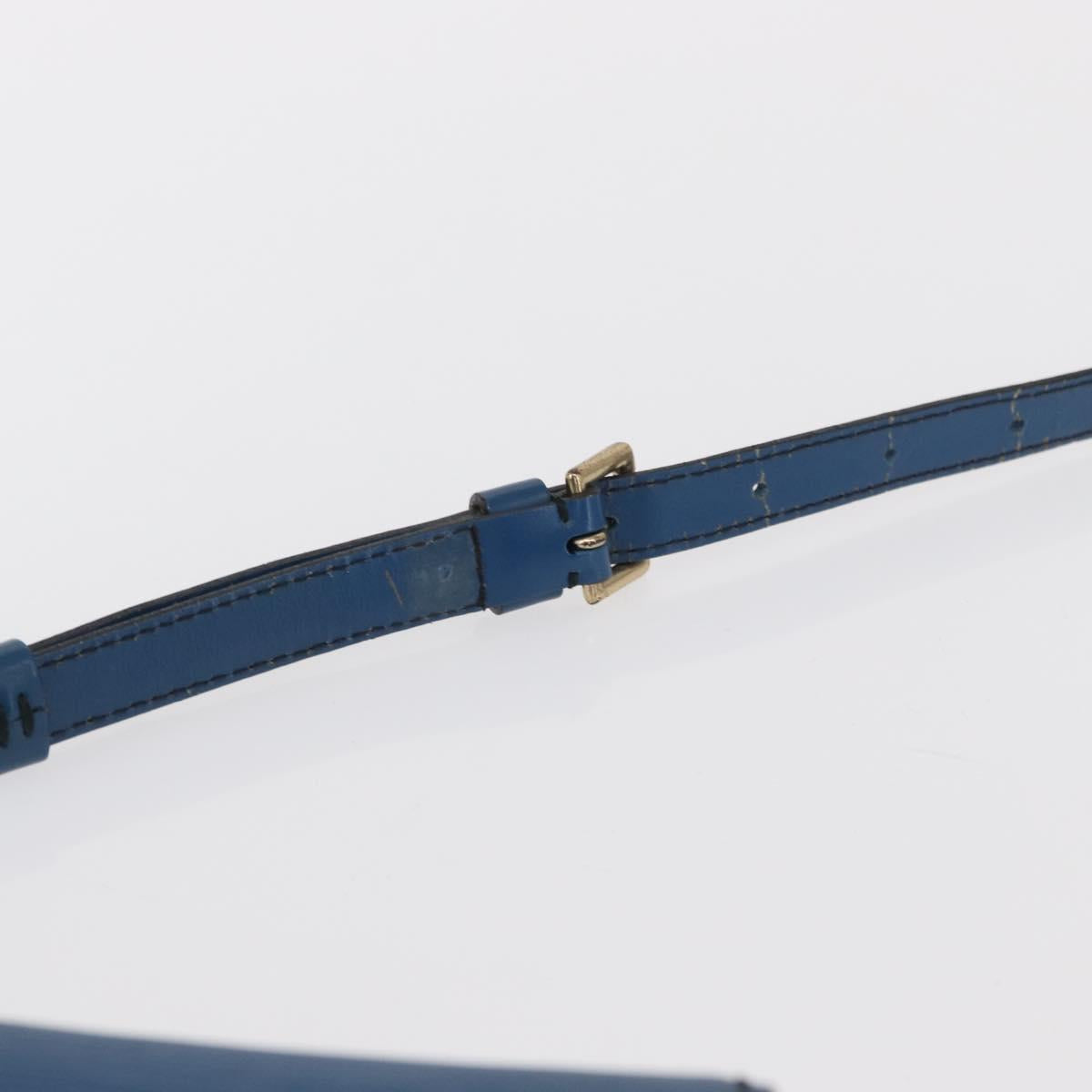 LOUIS VUITTON Epi Saint Cloud PM Shoulder Bag Blue M52195 LV Auth 163319