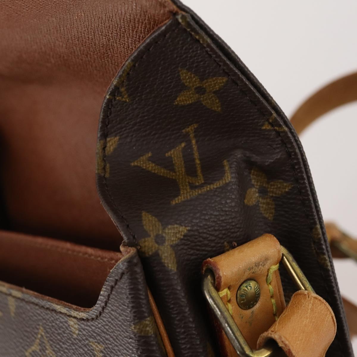 LOUIS VUITTON Monogram Cartouchiere MM Shoulder Bag M51253 LV Auth 163323