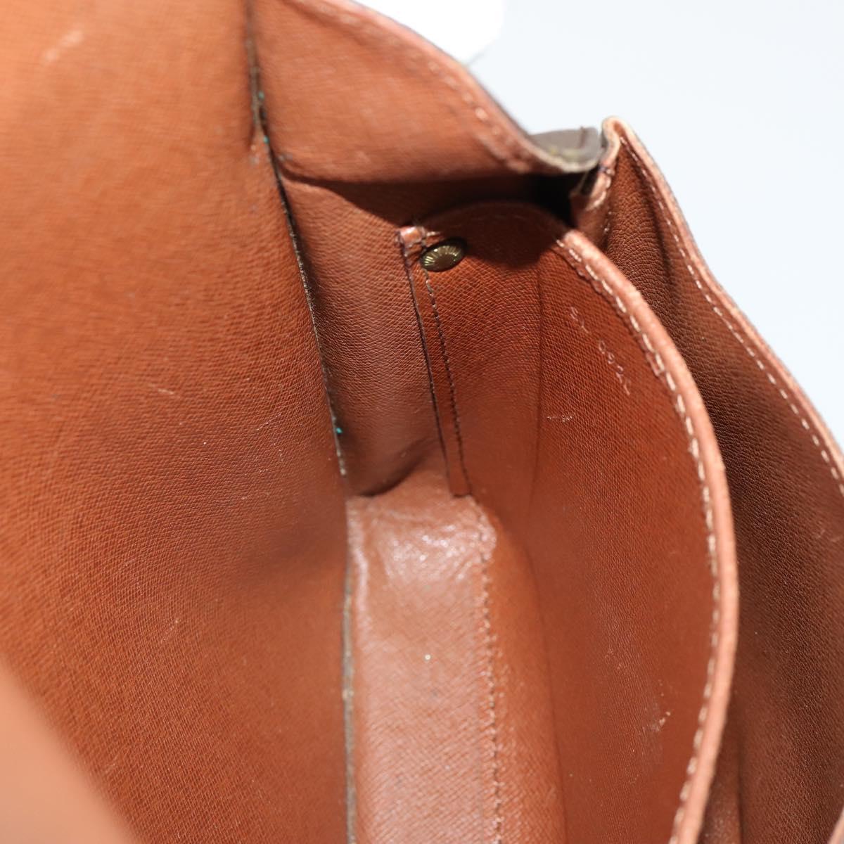 LOUIS VUITTON Monogram Cartouchiere MM Shoulder Bag M51253 LV Auth 163323